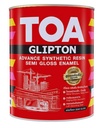 สีเคลือบกึ่งเงา กลิปตั้น 1/4กล. เบส A TOA