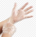 ถุงมือพลาสติกใส (100ใบ/แพ็ค)