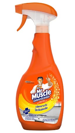 [1004543] สเปรย์ขจัดคราบ (ครัว) 500มล MR.MUSCLE