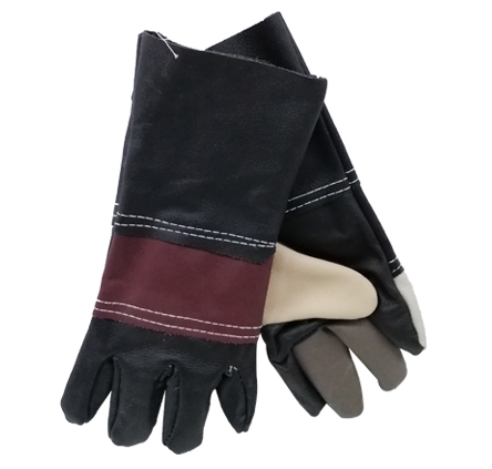 [1004665] ถุงมือหนังยาว รุ่นมาตราฐาน