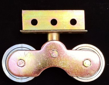 [1004831] ล้อประตูคู่ ร่องฉาก(W) 0998 4 ขากระดก