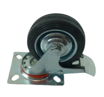 [1005384] ล้อยาง 4" 11100LB เบรค FIXTON+