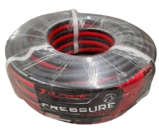 [1005213] สายลมคู่ (ยาง) PFA.1/4"x10ม ดำ-แดง DYNAMIC+