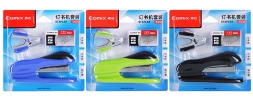 [1005224] เครื่องเย็บกระดาษ+ที่ถอดลวด ED35 COMIX+ คละสี