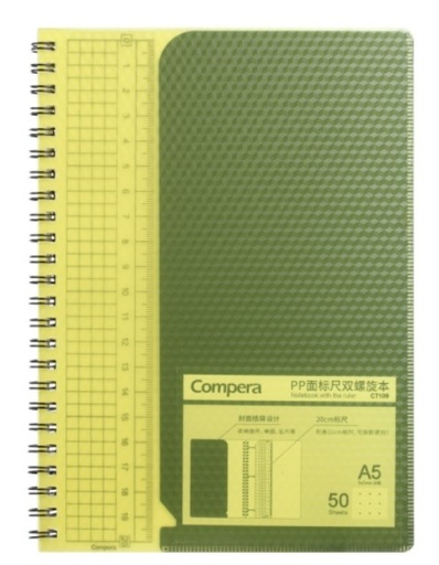 [1005243] สมุดโน๊ต A5 C7109 50แผ่น สีเหลือง COMIX+