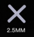 -ตัวจัดร่องยาแนว 2.5mm 8119 200ตัวFIXTON+