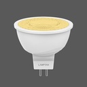 -หลอดโพลีคาร์บอร์เนต LED MR16 6W 220V โคเมต แสง WARMWHITE LAMPTAN