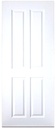 -ประตู UPVC 80x200 ภายนอกและภายใน FT-03 แบบไม่เจาะ