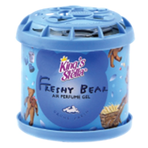 [1006013] เจลปรับอากาศ เฟรชชี่แบร์ 80 g. กลิ่นโอโซนเฟรช King's Stella