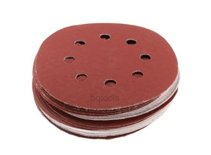 [1006036] กระดาษทรายกลม สักหลาด 5 8รู เบอร์180 คลิงสปอร์