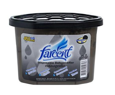 [1006144] กล่องดูดความชื้น 450ML D-507 กลิ่นถ่าน Farcent