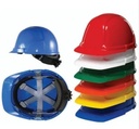 หมวกนิรภัย HDPE ปรับหมุน มอก. SC-03HDPE-YR สีเหลือง