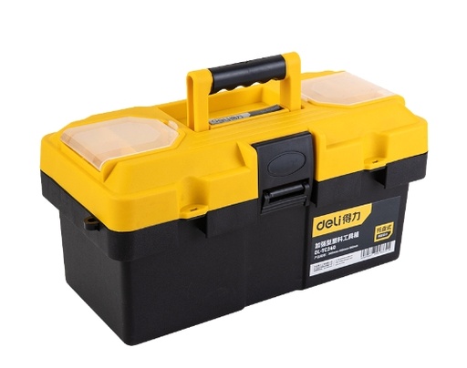 [1006229] กล่องเครื่องมือ 15" DL432615 สีเหลืองดำ DELI+