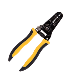 [1006233] คีมตัดปอกสายไฟ 7" DL383028 DELI+