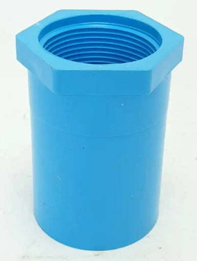 [1006628] ข้อต่อตรงPVCหนาเกลียวใน4" มอก
