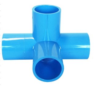 [1006652] สี่ทางตั้งฉากPVC 3/4"