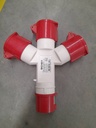 -ปลั๊กPW1ออก3 3P+E16A SICHER E-1013-214=
