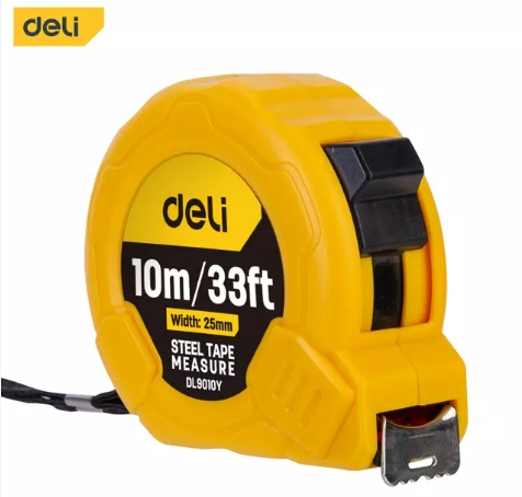 [1007141] ตลับเมตร 10M/33ftx25mm EDL9010Y DELI+