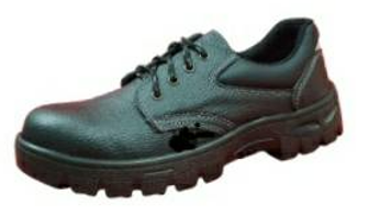 [1007366] รองเท้าเซฟตี้หุ้มส้น เบอร์ 44 หนังเทียม พื้นยาง-119PNR
