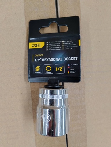 [1007530] ลูกบล็อค 22mm EDQ4022 DELI+