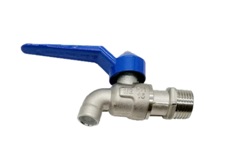 [1000120] ก๊อกบอลแฟนซี 1/2" สีฟ้า SANWA