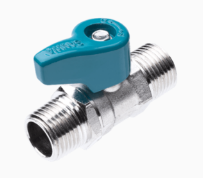 [1000124] บอลวาล์วมินิ 1/2" ผผ สีเขียว SANWA