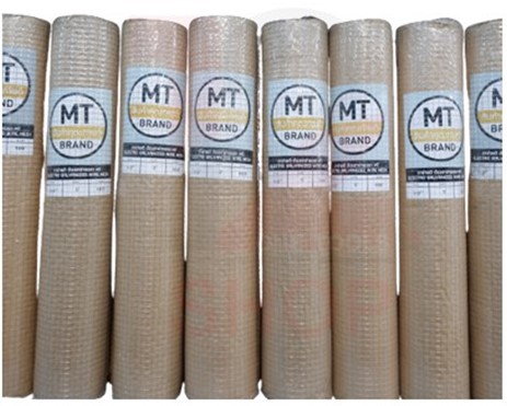 [1000422] ลวดตาข่ายสี่เหลี่ยม 3/4" เทา MT