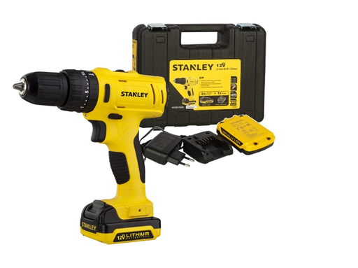 [1007666] สว่านกระแทกไร้สาย 12V SCH121S2K-B1 STANLEY