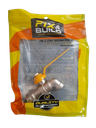 -ก๊อกบอลแฟนซี 1/2" เหลือง FIX&BUILD+