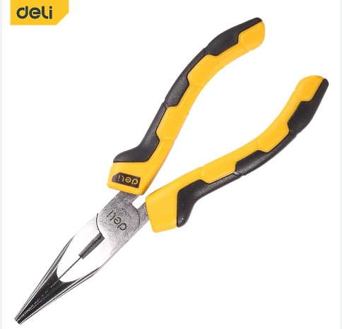 [1000543] คีมปากแหลม 6" EDL2106 DELI+