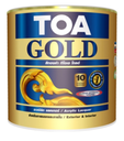 อะคริลิกแลคเกอร์ GL123  1/4 แกลลอน สีทอง TOA
