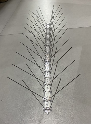 [1008167] หนามกันนกสแตนเลส+PC 50x2.2x11cm ATPC-41TROOP+