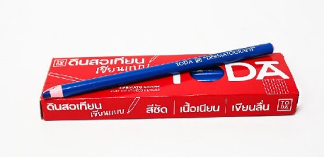[1008171] ดินสอเทียนเขียนแบบ สีน้ำเงิน โตด้า