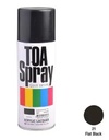 ทีโอเอ สเปรย์ อเนกประสงค์ #021 400cc FLAT BLACK TOA