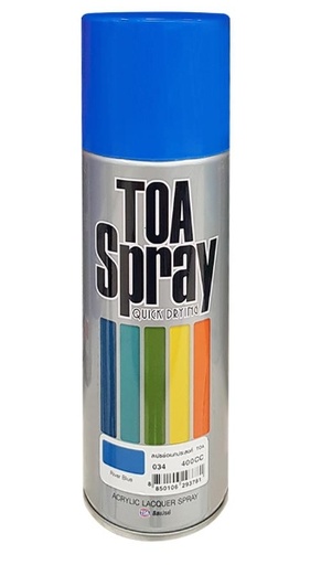 [1008528] ทีโอเอ สเปรย์ อเนกประสงค์ #034 400cc RIVER BLUE TOA