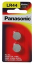 ถ่านกระดุม PANASONIC ALKALINE LR44PT/2B แพ็ค 2 ชิ้น