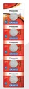 ถ่านเม็ดกระดุมลิเทียม 3V CR-2032/5BE แพ็ค 5 ชิ้น PANASONIC