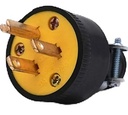 -ปลั๊กยางตัวผู้ 3 ขา 15A 125V