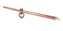 แท่งกราวด์โหลด 3/8'' X 6 ft พร้อมแคลมป์หัวใจ