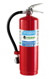 [1009060] เครื่องดับเพลิง เคมีแห้ง 20ปอนด์ 10A/40B FIREMAN