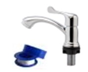 [1009071] ก๊อกอ่างล้างหน้า ท่อโค้ง NY004 MIRRER