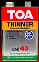 ทินเนอร์ เบอร์ 43  โพลียูรีเทน 2K 1 แกลลอน TOA