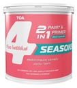 สีน้ำภายนอก ด้าน 4ss 2IN1 เบส A 1กล. TOA