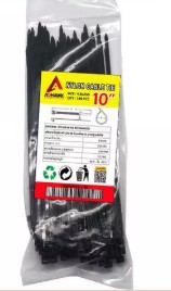 [1009554] เคเบิ้ลไทร์ ยาว10" 4.8*250 สีดำ แพ็ค 100 Adhawk