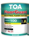 ทีโอเอ HVG ฟลอร์การ์ด 100 ส่วนเอ #0600 Safety Green 1กล. TOA