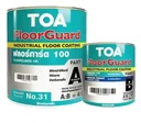 ทีโอเอ HVG ฟลอร์การ์ด 100 ส่วนเอ RAL #3000 Flame Red 1กล. TOA