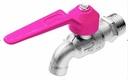 ก๊อกบอลแฟนซี 1/2" AS-12 สีชมพู AMAZON