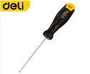 ไขควงปากแบน SL6x100mm Cr-v EDL6261001 ด้ามธรรมดา DELI+