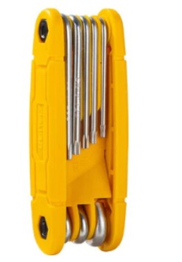 [1000631] ชุดประแจหัวทอร์คพับได้ 8 ชิ้น Cr-v EDL234308 DELI+