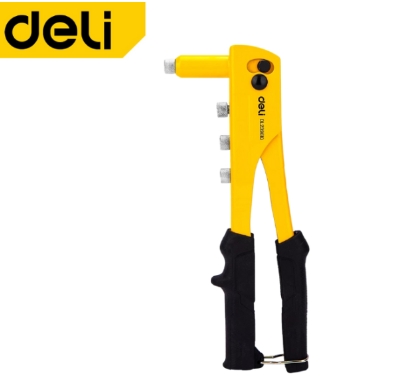 [1000634] คีมย้ำรีเวท 10.5" พร้อมหัวเปลี่ยน EDL236910 DELI+